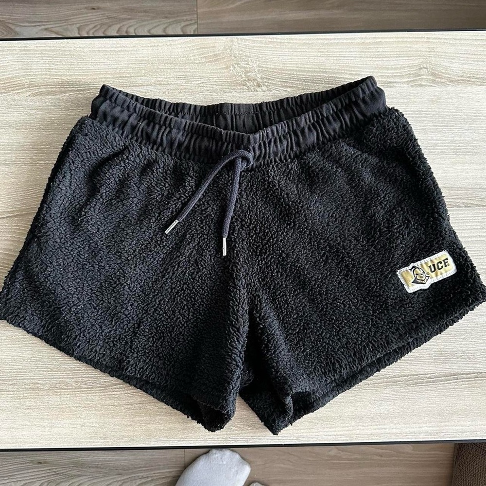 Rivalry Threads 91 UCF Black Sherpa Shorts